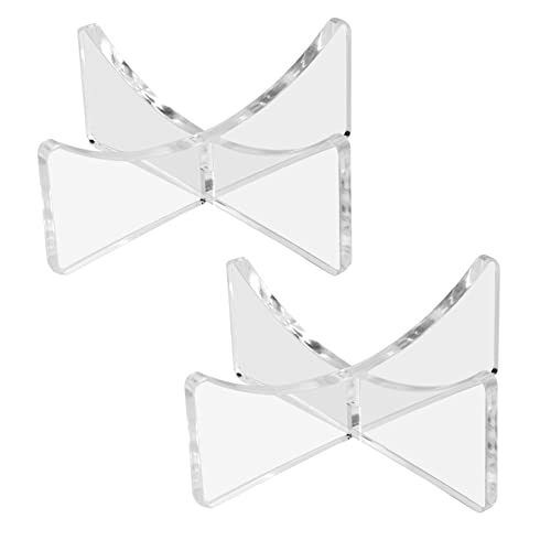 Image of Acrylic Basketball Stand, Simple and Stylish Football Display Stand Storage Holder for Volleyball Rugby Soccer Case Rack (3.54x1.3 inch; 9x3.3 cm)