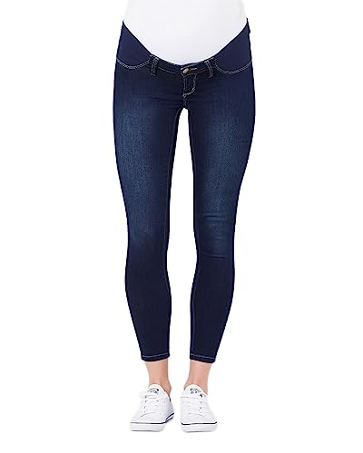 Ripe Maternity Isla Ankle Grazer Jegging Blue (Indigo)