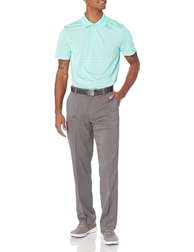 Image of Amazon Essentials Men's Moisture Wicking Golf Polo Shirt, Short Sleeve, Slim-Fit, Quick-Dry