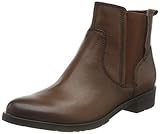 Recycled PET Jana 100% comfort Damen 8-8-25309-25 Stiefelette, Cognac, 39 EU