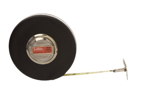 Crescent Lufkin 3/8" x 30m/100' Banner SAE/Metric Yellow Clad Dual Sided Tape Measure - HW226ME , Brown by Lufkin - Used condition - US$27.50