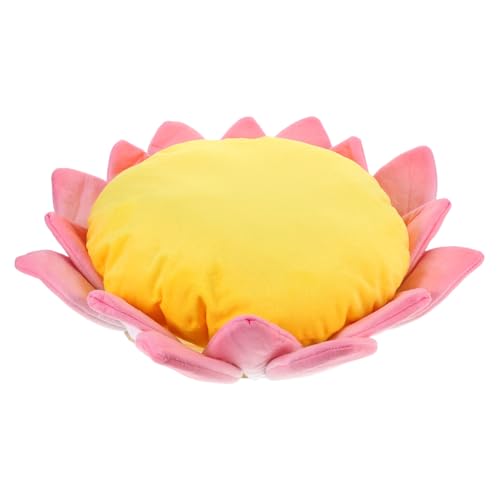 Hohopeti 蓮の猫ソファベッド かわいい椅子のクッション 簡単にきれいなペットベッド 猫用ペットベッド 椅子クッションかわいい ふわふわペットベッド 小型犬のソファ ぬいぐるみ ピンク