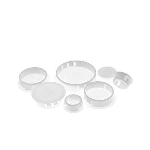Image of Round Plastic Plug, Plastic End Cap, Pipe Tubing End Cap, SAFYY Plastic Plug Insert End Cap for Metal Tubing, Fence, Glide Insert for Pipe Post, Chairs and Furniture