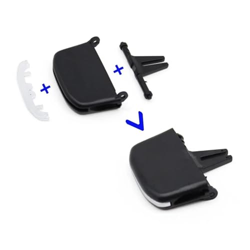 Clips de aire acondicionado para reparar la salida de ventilación delantera de coche Volvo S60 V60 V40 6