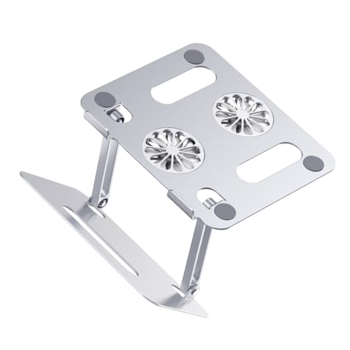 Base enfriadora para laptop con doble ventilador ajustable miniatura 1