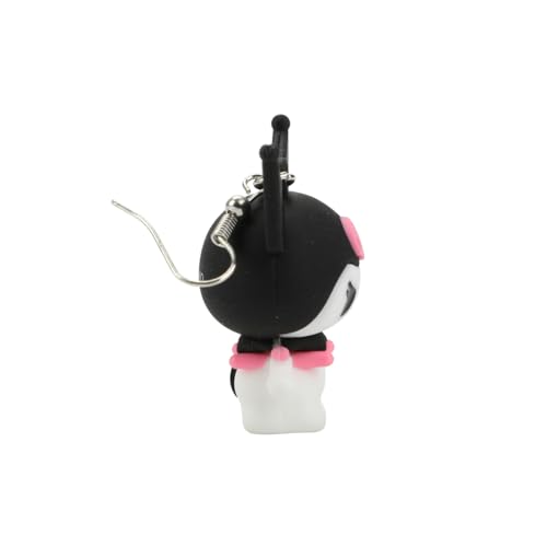 Bioworld Kuromi 3D Rubber Molded Character Earrings2