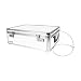 Vaultz Locking Storage Box, 6.5 x 19 x 13.5 Inches, White (VZ00177)