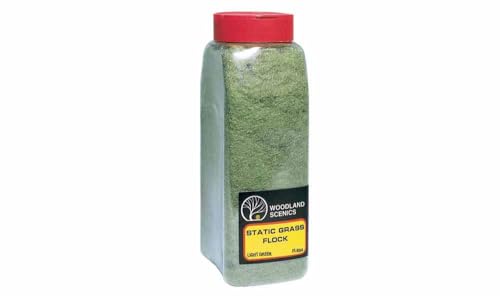 Static Grass Flock Shaker Light Green/50 cu. in.