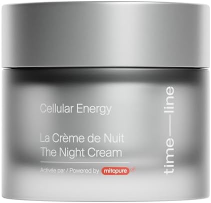 Timeline The Night Cream powered by Mitopure (Urolithin A) Helps skin regenerates overnight, clinically proven to boost skin hydration, significantly reduce wrinkles appearance. 1.69oz (50ml)