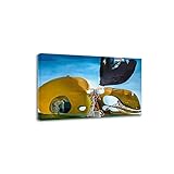 Salvador Dali Prints – Berühmte Gemälde, Druck auf Leinwand, Surrealismus-, Poster, Leinwand, Wandkunst, Bilder für Wohnzimmerdekoration (Die Geburt des Verlangens), 80 x 120 cm (31,5 x 47,2 Zoll).