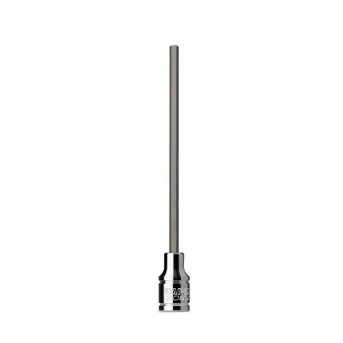 Image of Capri Tools Long 1 /8 inch Hex Bit Socket, 1 /4 inch Drive, SAE - 3-0612