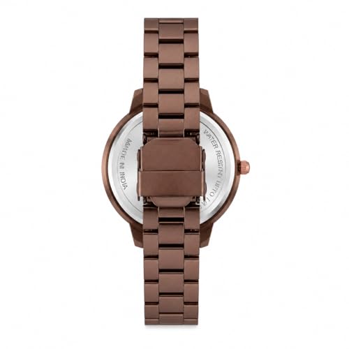 Image of Matrix Daisy Collection | Analog Watch for Women | Rose Gold Bracelet Strap | Premium Blue Dial | Stylish & Modern