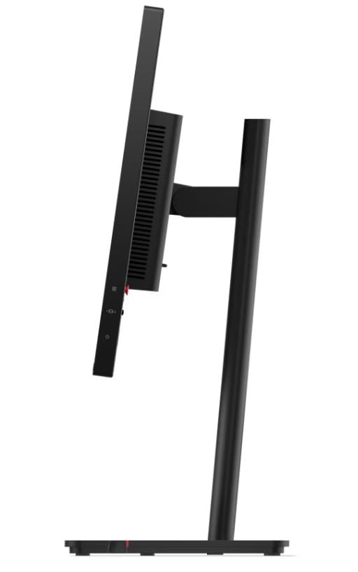 Image of Lenovo ThinkVision T24D-40 23.8-Inch FHD IPS Monitor | VRR 48-120Hz Refresh Rate, USB-C Hub with 100W Power Delivery, RJ45 Ethernet, 99% sRGB, Height-Adjustable Ergonomic Stand, Dual Speakers