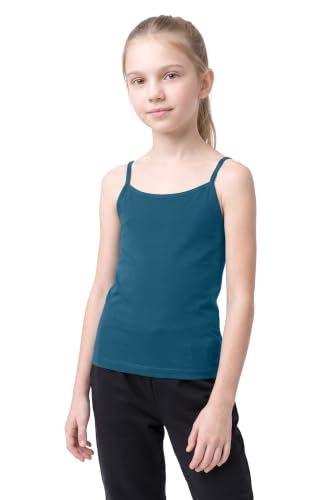 Image of Kurve Girl's Sleeveless Tank Top - Stretch Undershirts Cami Camisole, UV Protective Fabric, Rated UPF 50+ (Made in USA)