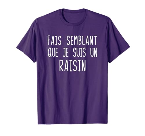 Costume Raisin Drôle pour Halloween Déguisement T-Shirt