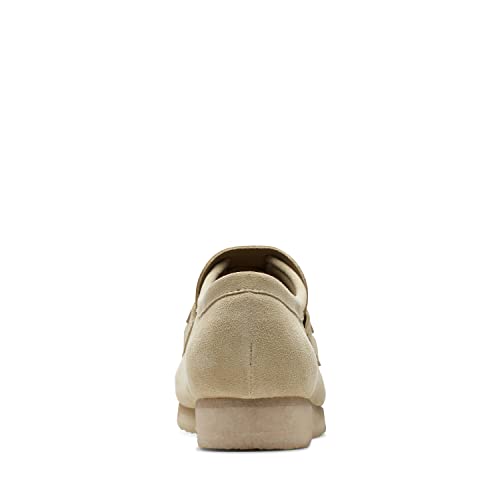 Maple Suede Clarks Wallabee Loafer2