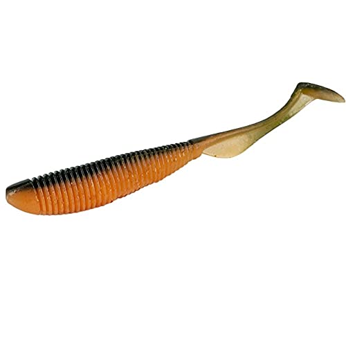 RA SHAD LEURRES MOLIX ORANGE 30 PUMPKIN EN CAOUTCHOUC D'ACCESSOIRES DE PÊCHE À LA PERCHE 8 PIÈCES Cover