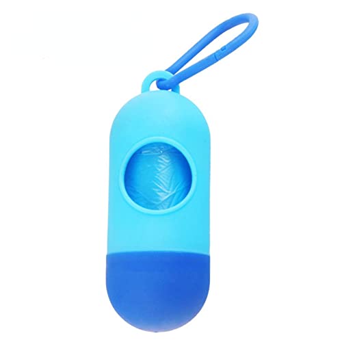 KBREE Suministros de limpieza para mascotas, caja de basura para perros, dispensador de píldoras, taburete portátil, bolsa de basura para perros, 100 unidades