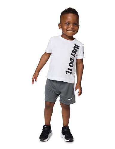 Image of Nike Boys' Just Do It T-Shirt and Mesh Shorts 2-Piece Outfit Set