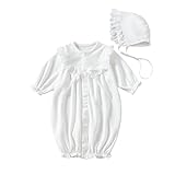 [Kufuu] クフウ 日本製 セレモニードレス 新生児 2点SET 女の子 男の子 2WAY お宮参り 退院 赤ちゃん ベビー クフウ 3726