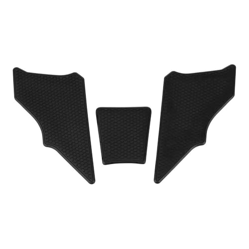 Protection réservoir Moto Tiger 900 GT : coussinets de traction et autocollants latéraux noirs