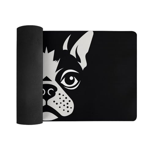Desk Pad Protector 60x30 cm French Bulldog Blanco miniatura 3