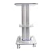 Beauty Cart - 3 Tier Acrylic Salon Rolling Equipment Cart Instrument Tray,Spa Beauty Machine Trolley Stand,Max Load 99lbs