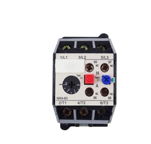 Relé de sobrecarga térmica NR4(JRS2)-63/F 5-8A interruptor de sobrecorriente para motor CJX1