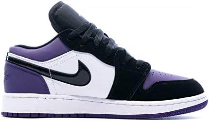 purple and white jordans 1