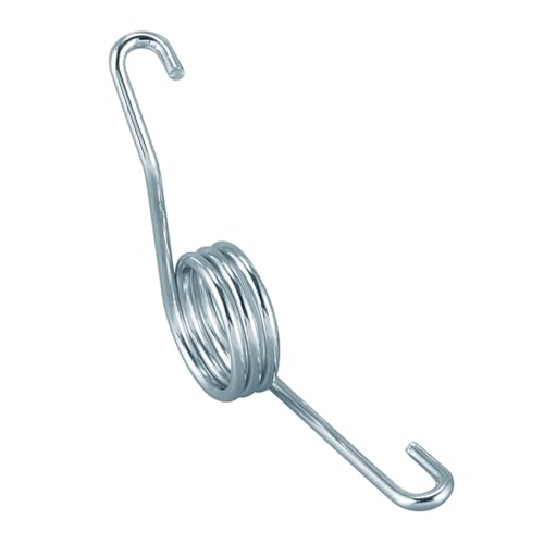 DUZEPA 2 Stück Rückholfeder für hintere Bremssättel, Metall, kompatibel mit Bora (1999–2005), Golf (1998–2006), Sharan (2001–2010), A3 (1997–2003), Teilenummern: 7H0615296, 7H0615295A