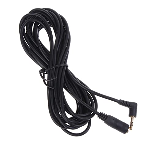 Cable adaptador de audio Jack 2.5 mm ángulo recto macho a hembra miniatura 1