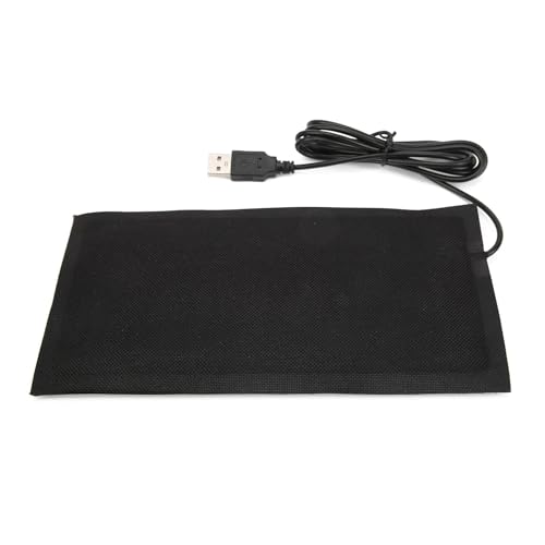 Reptile Heating Pad, Electric Indoor Under Tank Terrarium Heating Mat Waterproof USB Heat Pad Constant Temperature Without Switch Adjustable Temperature Heating Mat for Reptiles(20 * 10cm)