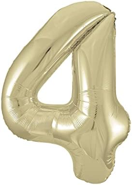 Unique Party 55741 - 34" Giant Blue Foil Number 1 Balloon