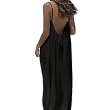 【Ultra-Soft & Breathable Cotton Fabric】 Stay cool even on the sweltering days of July. Crafted from premium, lightweight cotton, this women's solid color cami lounge dress backless is designed for maximum airflow. The skin-friendly material makes it a top choice among summer sleeveless backless cami dresses, ensuring you stay sweat-free and comfortable from sunrise to sunset.