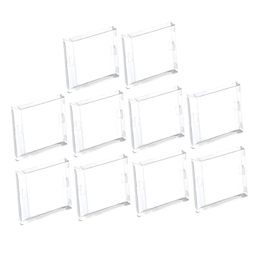 KOMBIUDA 10 Peças Porta-Cartões Beisebol Plástico Para Jogos Capas Protetoras Para Cartões Caixas Pl