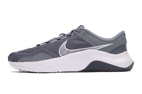 Image of Nike Mens M Legend Essential 3 Sneaker Nn-Smoke Grey /White-Dk Smoke Grey-Dm1120-002-8Uk