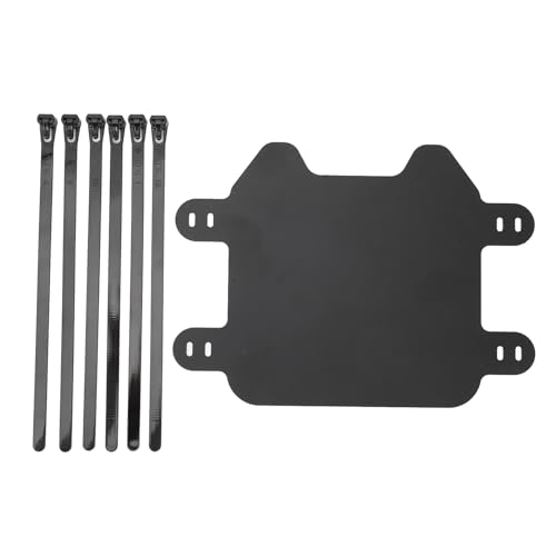 Marhynchus Placa de Número Frontal para una Placa de Bicicleta Eléctrica Ligera de Abeja Reemplazo de Plástico de Plástico ABS Agresivo Motocicleta Placa Mate Matte con Ajuste