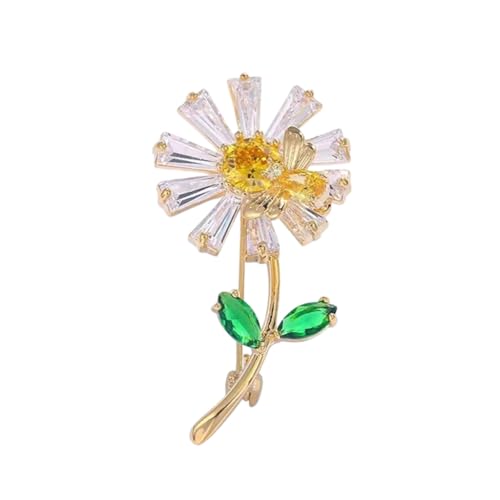 Quality Sunflower Brooch Ergonomic Design Suitable For Extended Wear Comfort