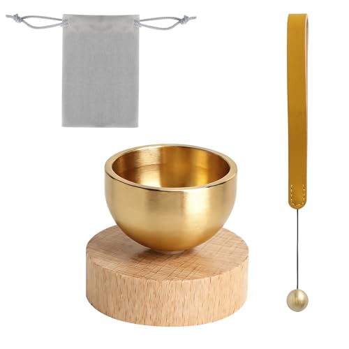 Petit bol chantant tibétain, fait à la main, pour yoga, méditation, relaxation, pleine conscience, guérison des chakras, soulagement du stress
