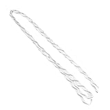 Abaodam Skate Lace Straps Flache Schnürsenkel für Schlittschuhe Hockey Skischuhe Gewachste Schnürsenkel Einfache Längenverstellung