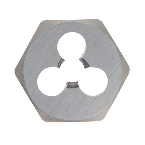 Miniatura 3 de Utoolmart Troquel Hexagonal De Reroscado, Unf 10-32 Troquel De Rosca De Acero Al Carbono, Troquel De Rosca Hexagonal Para Máquina De Rosca, Tubo Cónico Hexagonal