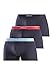 Produktbild s.Oliver Herren 64932331 Boxershorts, Navy, M (3er Pack)