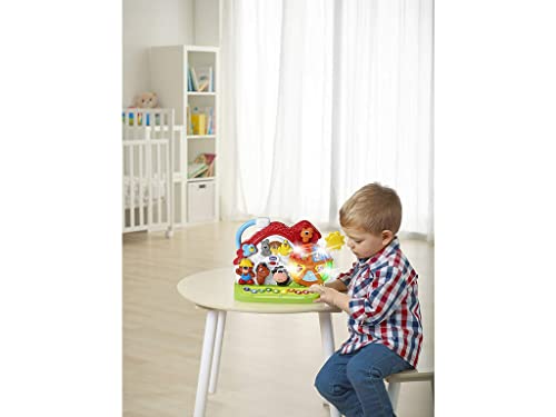 Chicco Ferme parlante Centre d'activités bilingue espagnolanglais ferme d'animaux avec lumières et sons 3 façons de jouer jouets électroniques éducatifs Jouets pour bébés et enfants - vue 4