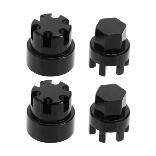 Cache-écrous de roue M2 aluminium CNC pour voiture télécommandée Axial SCX24