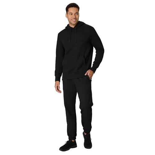 Hanes ComfortBlend Men's Originals Midweight Joggers with Pockets, Fleece Sweatpants, 30" Inseam, Black - image 8