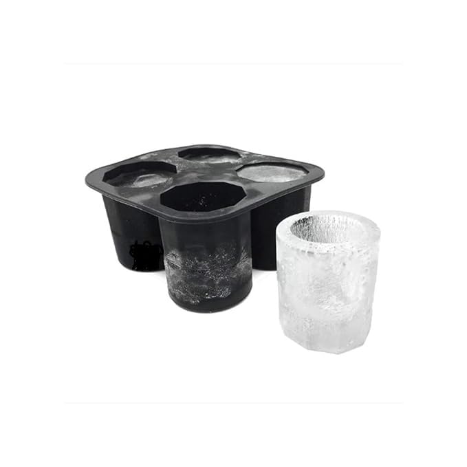 Buy MAMELDI CREATION Ice Shot Glass Maker 4 Cup Shape Ice Cube DIY