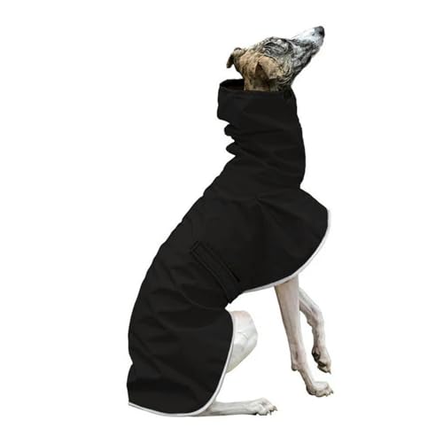 UOSIA Hund Warme Jacke Wasserdichte Whippet Mantel Winter Einstellbare Windhund Kleidung Winter Warme Fleece Kleidung Italienischen Windhund Kleidung