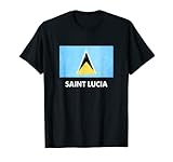 St. Lucia Fahnenhemd | St. Lucia T-Shirt
