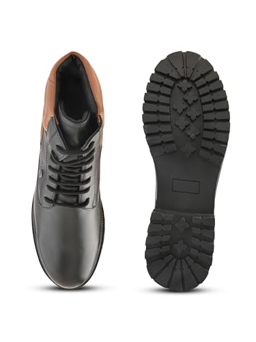 Image of Carlton London Men's Urban Explorer Lace-up Leather Boots