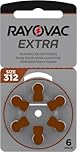 Rayovac Extra Advanced Hearing Aid Batteries, Size 312, Brown Tab, PR41, Pack of 60